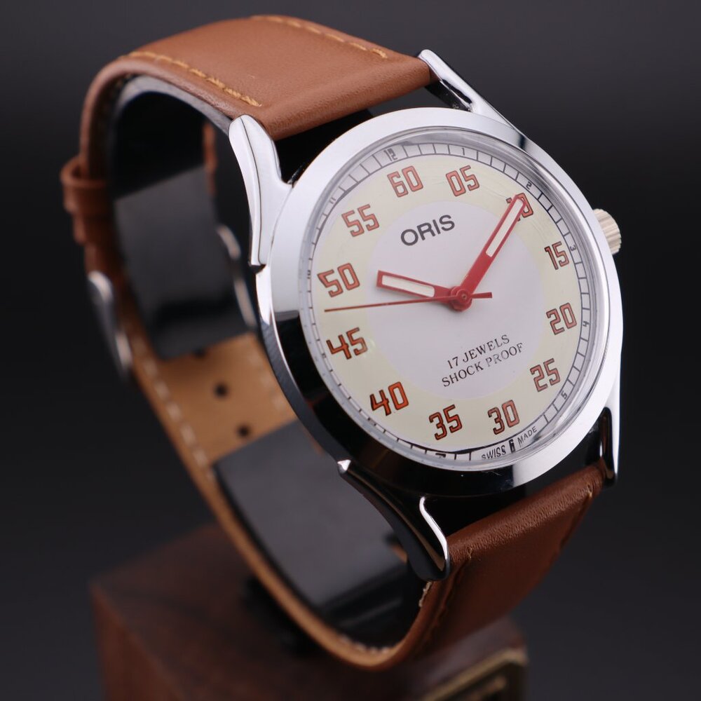 Oris Vintage Swiss 17 Jewels Hand-Wound Mechanical Men's Watch - FREE SHIPPING